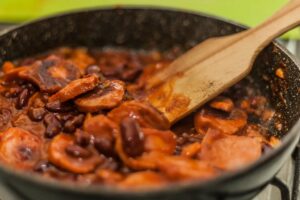 Caldo de Feijão vermelho picante