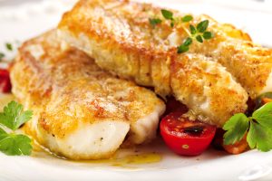 Peixe com Crosta de Queijo e Ervas